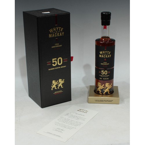 5777 - *Client Collecting: in D.S. office.*
A rare Whyte & Mackay Aged 50 Years Blended Scotch Whisky, 175t... 