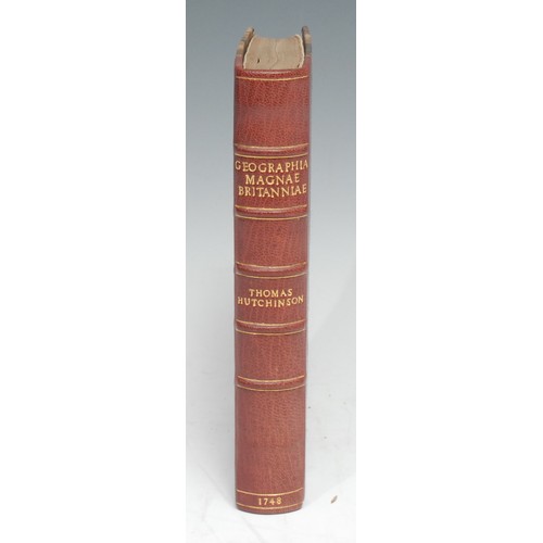 5877 - Cartography - [Hutchinson (Thomas)], Geographia Magnæ Britanniæ., Or, Correct Maps of all the Counti... 