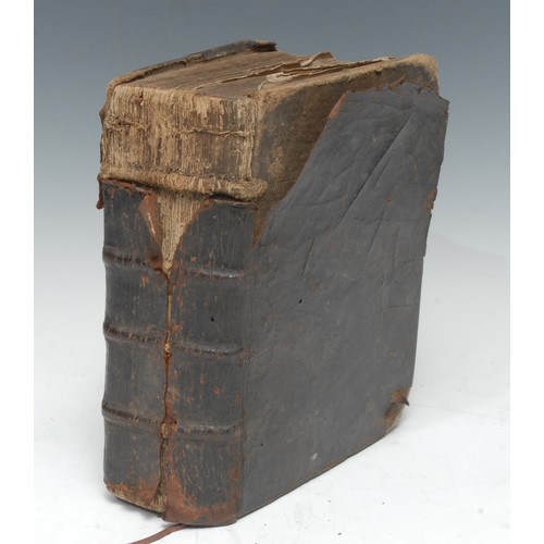 5977 - The Holy Bible, the first quarto edition of the King James' version printed in roman type, London: R... 