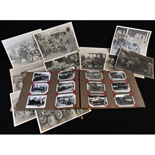 5792 - Photography - Early Motoring - an album of photographs of vintage motor cars, comprehensively annota... 