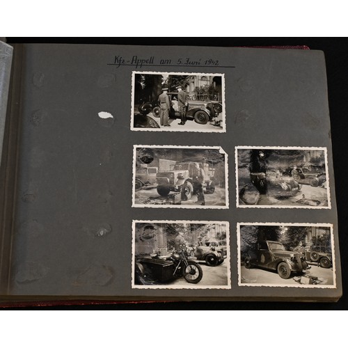 5794 - Photography - World War II - Third Reich Nazi Germany - an album of photographs, compiled by a Wehrm... 