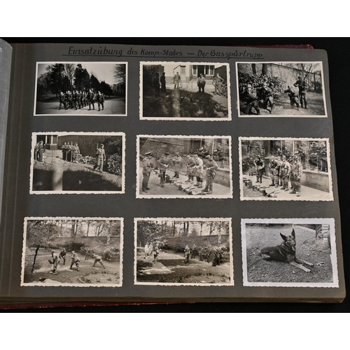 5794 - Photography - World War II - Third Reich Nazi Germany - an album of photographs, compiled by a Wehrm... 