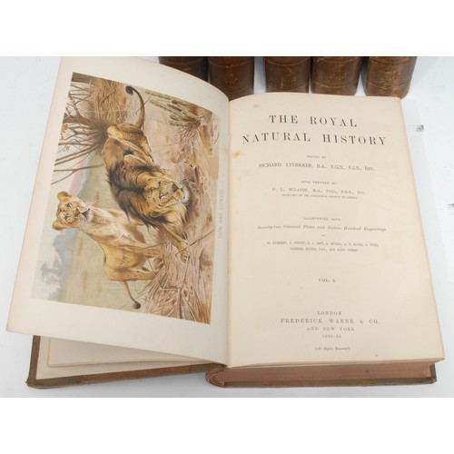 5957 - Natural History - Lydekker (Richard, editor), The Royal Natural History, Illustrated with Seventy-tw... 