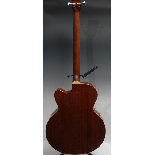 5285K - A Tanglewood Premier TW155A Electro-Acoustic Bass, serial 1012376