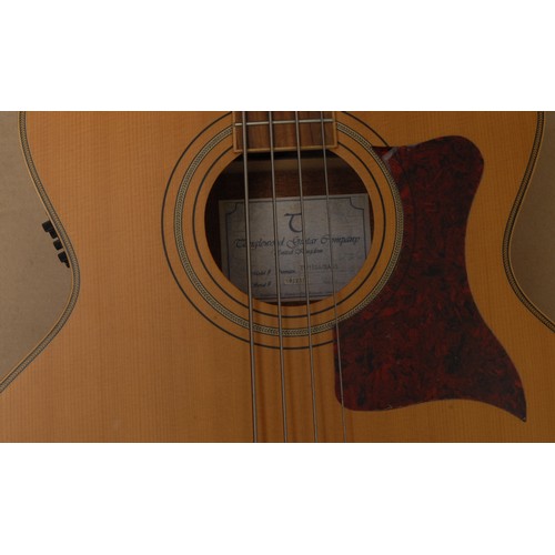 5285K - A Tanglewood Premier TW155A Electro-Acoustic Bass, serial 1012376