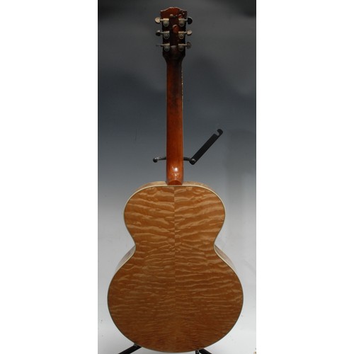 5285J - A Gibson J-185 Rose Vine Acoustic guitar, Bozeman, Montana USA, figured maple body back and sides, s... 