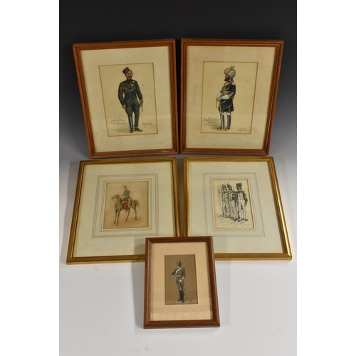 3067 - P. de Neuville (late 19th century) A pair, Native Officer, 3rd Bengal Cavalry, [India], & Native Off... 