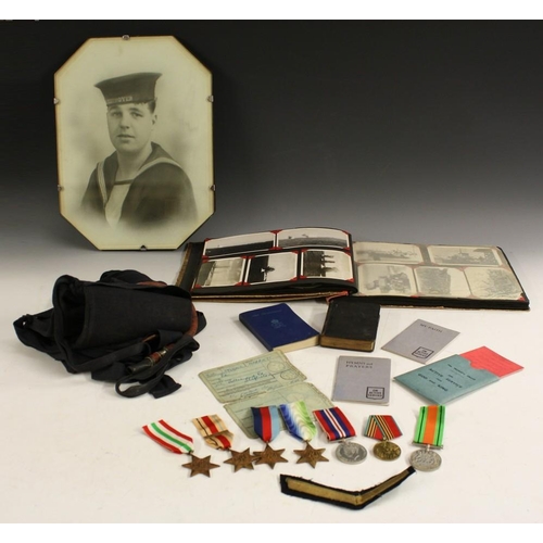 3115 - Medals and Militaria, World War Two, Royal Navy, Arctic Convoy and Evacuation of Dunkirk Crew Member... 