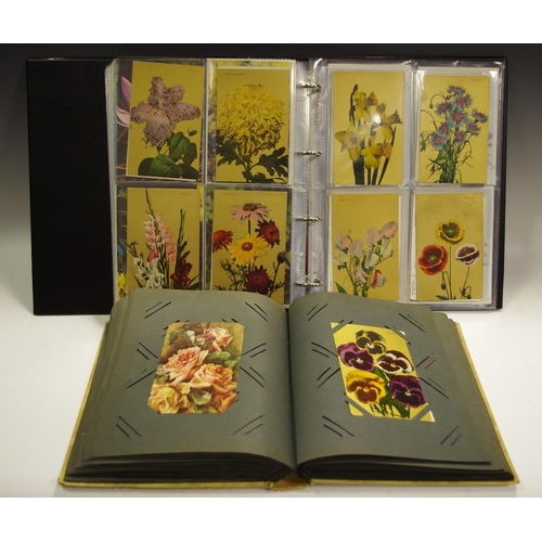 373 - Postcards - Botany - a comprehensive collection of flower related examples in two modern albums (2)