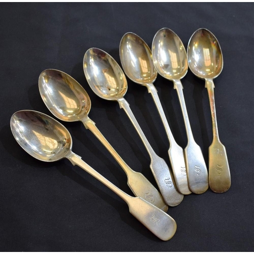 948 - A set of six George V silver tablespoons, W S Savage & Co, Sheffield 1915, 367.4g gross (6)