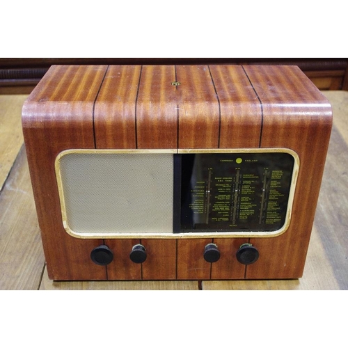 443 - A pye type 18A vintage radio serial number 0520546