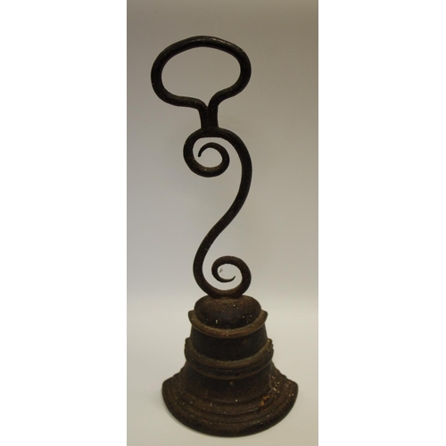 50 - Regency iron door stop