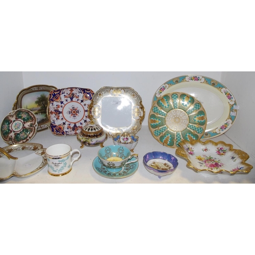 17 - ***Please note amended image & description****Decorative ceramics - an Aynsley cabinet cup &... 