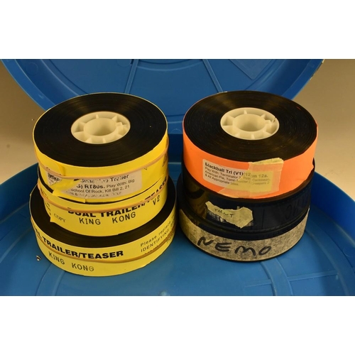 3012 - Films -  Trailer Reels, 35mm, King Kong ,Nemo, Teenage Mutant Ninja Turtles, Blackball, Eternal Suns... 