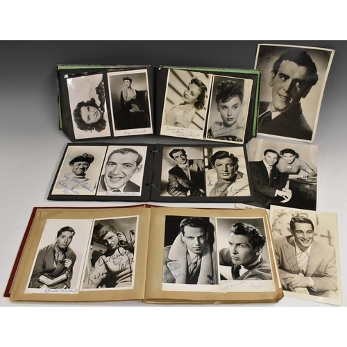 3027 - Stage and Screen - an extensive collection of 1940s and later autographed and printed signature auto... 