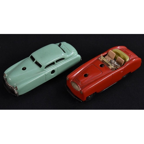 3175 - Schuco Toys - a mid 20th century clockwork tin plate Varianto car, 3041 Limo, pale turquoise green, ... 