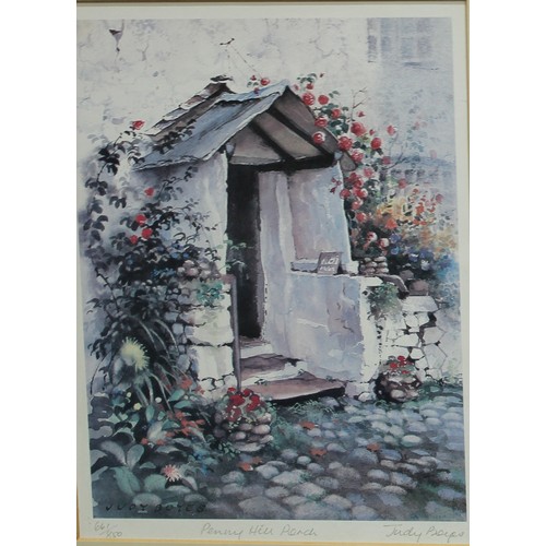 105 - Judy Boyes, by and after, an associated pair, Troutbeck Doorway, 80/850, signed and titled in pencil... 