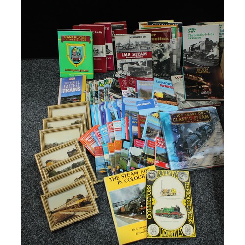 384 - Books - Railway Interest - steam trains, pocket books, railway reference, records, etc qty (5)