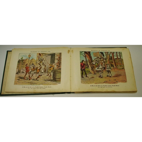 175 - Humours of History, 160 drawings in colour by A.M