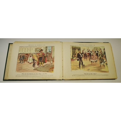 175 - Humours of History, 160 drawings in colour by A.M