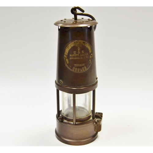 368 - An Eccles Miners safety lamp