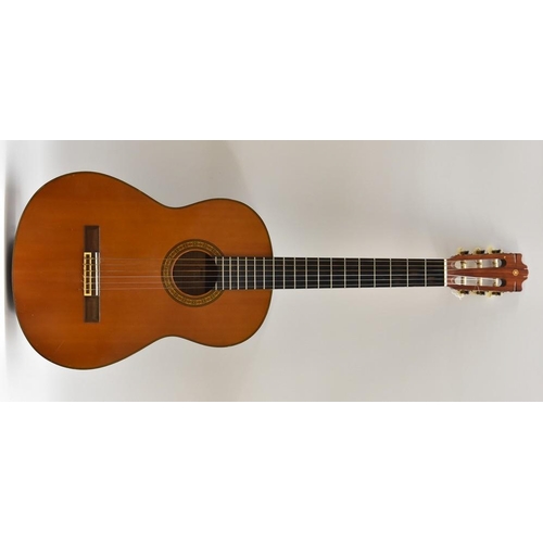 3009 - A 1980's Yamaha G-235 Classical Acoustic six string guitar, fine Spruce/Cedar soundboard, intricate ... 