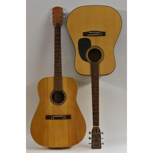 3024 - A 'Geisha' six string acoustic guitar by Rosetti, model No. 9648; another, acoustic guitar by Concer... 