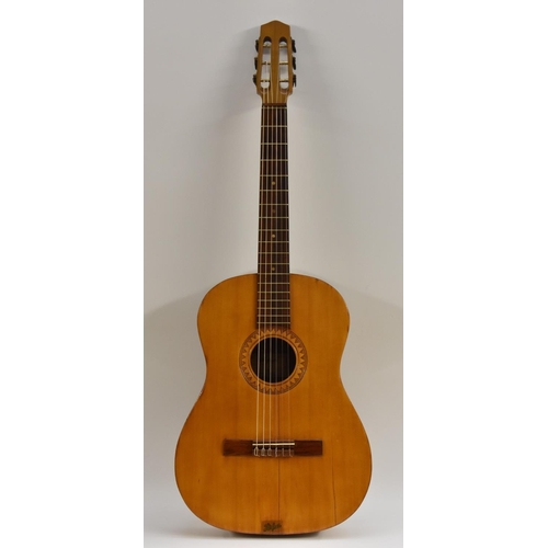 3033 - A 1966 Hofner Vienna Classical Acoustic Guitar, label to inside reads 'Hofner, No. 2130', with case.