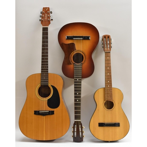 3050 - A Vantage, VS-5 model, acoustic guitar, spruce soundboard, mahogany sides and back, length of soundb... 