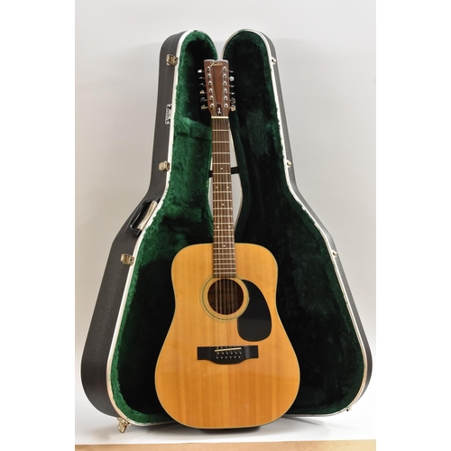 3057 - A Fender F-5-12, 12 string acoustic guitar, serial no. FY24055, complete with case.