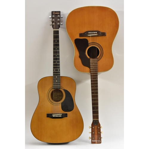 3084 - An Encore, EN155 model, acoustic guitar, length of soundboard 50.5cm, total length of guitar 103cm; ... 