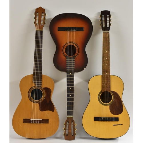 3097 - A Spanish Classical Acoustic guitar, the 'Clasico, by BM, length of soundboard 46cm, total length of... 