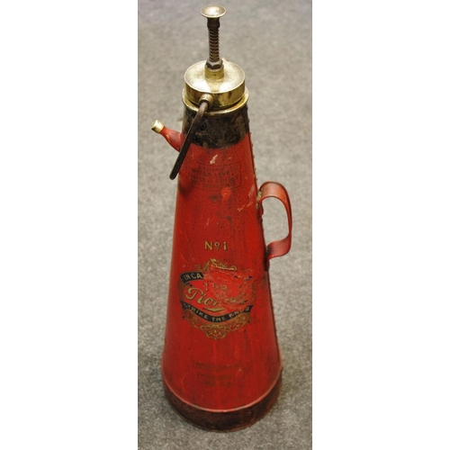 161 - An early 20th century No. 1 The Pioneer Fire Extinguisher in conical form