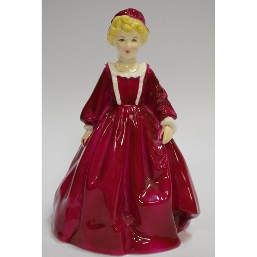 40 - A Royal Worcester figure, Grandmother's Dress, 3081, modelled by F Doughty, black printed marks