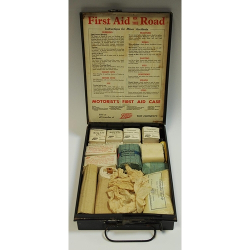 135 - Boots Pure Drug Co. Ltd - a Motorists First Aid Case, with contents