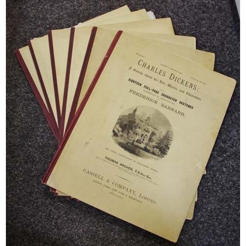 66 - CHARLES DICKENS - 'A Gossip about his Life, Works and Characters' with full-page character sketches ... 