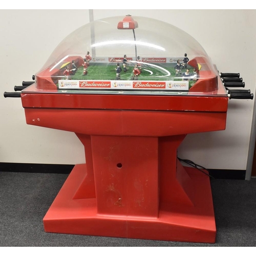 3069 - A rare Budweiser table football electronic games machine, for the Korean/Japan Fifa World Cup 2002, ... 