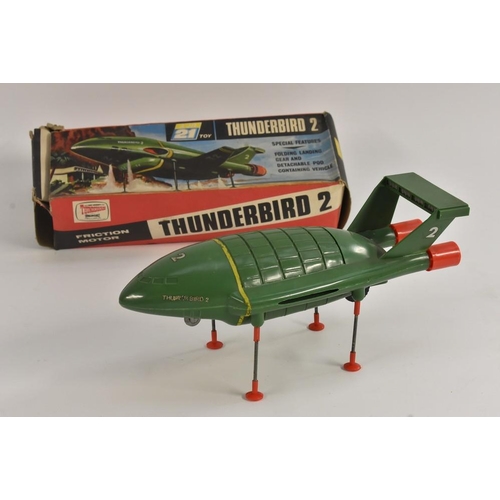 3092 - Thunderbirds  - a 1960s J Rosenthal (Toys) Limited,  A JR21 fricton powered model Thunderbird 2, pla... 