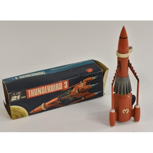 3093 - Thunderbirds  - a 1960s J Rosenthal (Toys) Limited,  A JR21 friction powered Thunderbird 3 plastic s... 