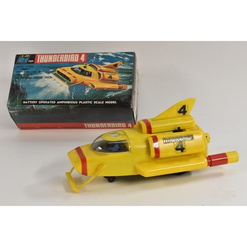 3094 - Thunderbirds  - a 1960s J Rosenthal (Toys) Limited,  A JR21 battery operated Thunderbird 4 plastic s... 