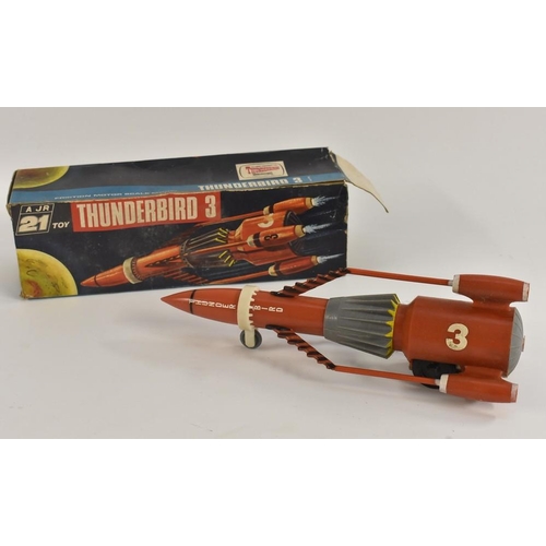 3097 - Thunderbirds  - a 1960s J Rosenthal (Toys) Limited,  A JR21 friction powered Thunderbird 3 plastic s... 