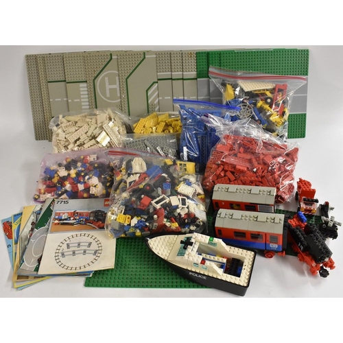 3111 - Lego Construction Toys - a large qty of pieces and instruction leaflets for set Number 7715, 6392, 9... 