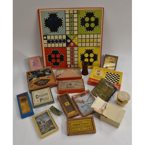 3122 - Puzzles & Games - Victorian and later inc Sheard & Co Metallic 15 boxed puzzle set, Equilibrium, Chi... 