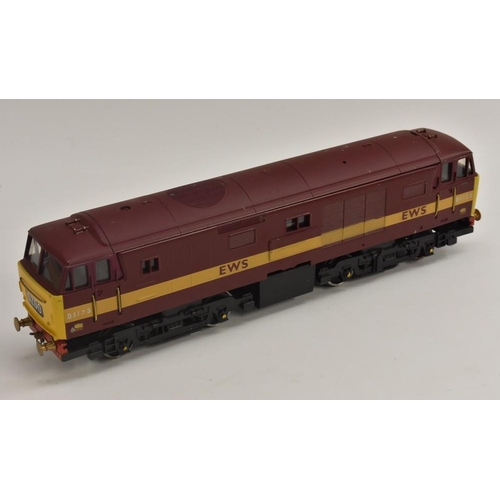 3156 - A Russian O Gauge EWS Diesel locomotive, 4-0-4, English Scottish and Welsh Railways striped maroon l... 