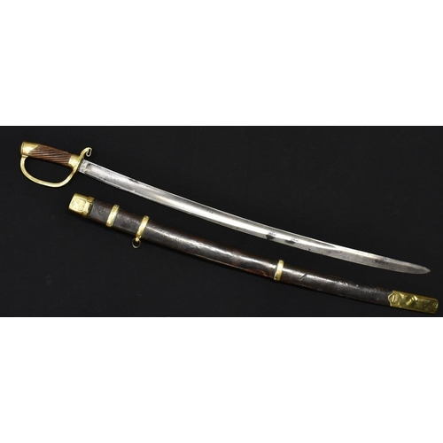 3087 - An Imperial Russian 1909 pattern officer's sword, 86.5cm slightly curved fullered blade marked A A 4... 