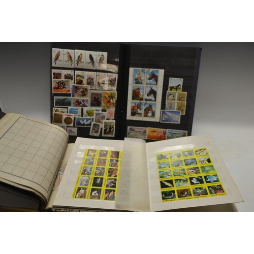 5211 - Stamps - three albums, mostly thematics collections