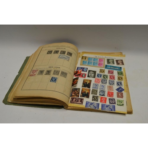 5218 - Stamps - Cromwell's A to Z World Atlas album, some loose, needs sorting, could reward