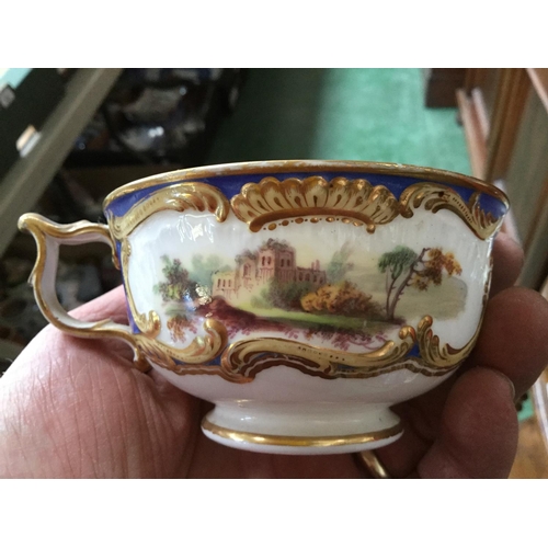 313 - Ceramics and Glass - a cranberry glass; a Coalport cup and saucer; Coalbrookdale; Wedgwood Jasperwar... 