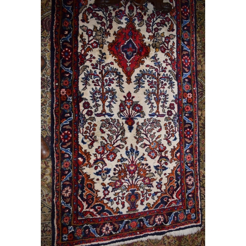 554 - An Oriental style runner, 380cm x 80cm