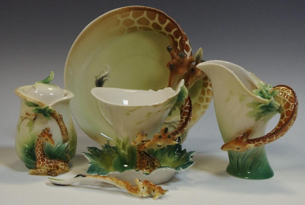陶芸品　瓷器 Franz collection 收藏品 Franz Porcelain Collection - Giraffe series teacup & saucer
